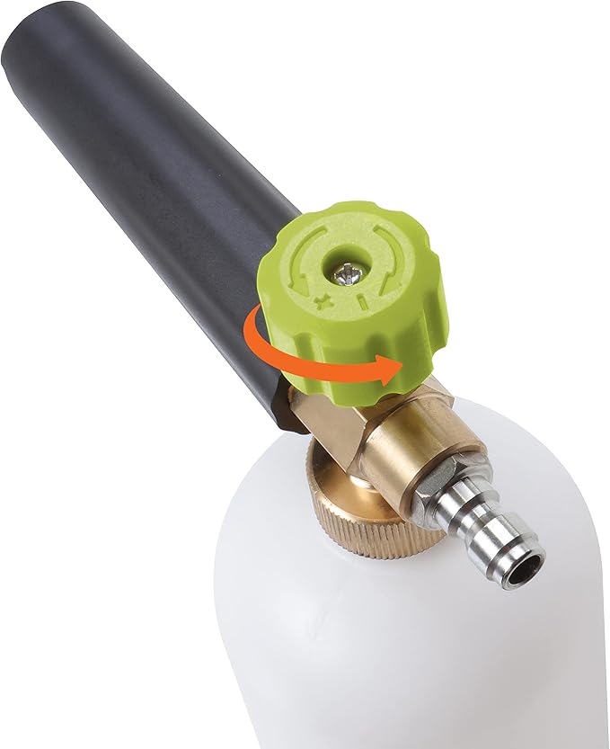 Sun Joe SPX-FC34-PRO Foam Cannon for SPX Series Electric Pressure Washers, Quick-Connect Inlet, 34 Fluid Ounces