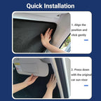 Car Windshield Sun Shade with Storage Pouch, Foldable Laser Titanium Silver Front Window Shield Blocker Screen Visor Protector Cover, Keep Interior Cool, Universal Fit for Car,Truck,SUVs (L)