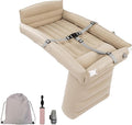 Toddler Travel Bed, Inflatable Airplane Bed for Kids with Side Rails, Pump, Safety Belt, Repair Kit & Carry Bag, Family Travel Essentials for Airplane, Train, Bus, Car