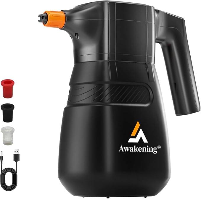 Awakening 2L Electric Foam Sprayer, Cordless Car Foam Cannon, 68oz Rechargeable Battery Foam Blaster, 52PSI Portable Electric Foam Cannon for Auto Car Detailing