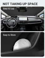 Proadsy Windshield Sun Shade for Toyota Prius 2023 2024 2025 2026 4-Layer Foldable Front Sunshade Protector Sun Visor Blocks UV Rays Keep Car Cooler