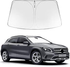 Proadsy 2026 Upgrade Windshield Sun Shade Custom Fit 2015-2020 GLA Foldable Front Sunshade Protector Sun Visor Blocks UV Rays Keep Car Cooler