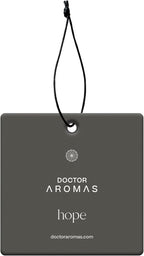 Doctor Aromas Hanging Long-Lasting Fresh Car, Vehicle or Auto Perfume and Air Freshener Fragrance Diffuser, Odor and Smell Eliminator Automobile Hanging Diffuser, 4 Pack - Lime, Ginger (Hope)
