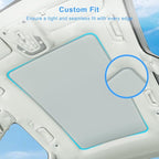 Car Sunroof Shade Compatible with Volvo C40(Not for XC40) 2021-2023, Foldable Glass Roof Sunshade with Storage Bag, Heat Insulation Sun Protection Roof Interior Sunshade