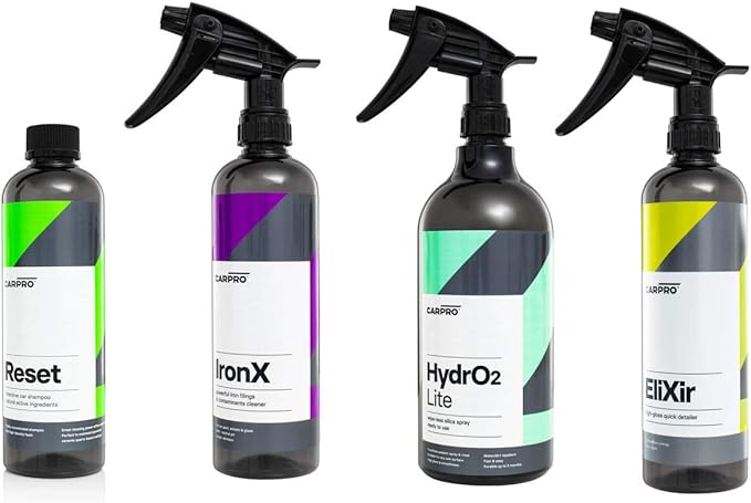 CARPRO Ceramic Coating Maintenance Detailing Kit - 4 Piece Set for Ceramic-Coated Vehicles