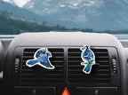 WIRESTER Set of 2 Fresh Scented Car Air Freshener Vent Clip, Decorative Accessories, Interior Decoration for Cars, Owl, Bird, Chicken, Guinea Pig, Rabbit, Dog, Cat