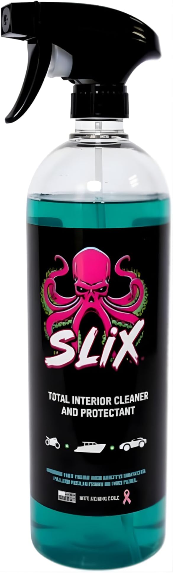 SLIX Interior Detailing Spray and Protectant for Cars and Boats | UV Protectant to Protect from Fading and Cracking | Restores and Refreshes Surfaces | Professional Grade Detailer | 32 FL Oz