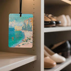 Art Car Air Freshener 4Pcs,Monet's paintings Lover Mom Lady Gifts for Bathroom Bedroom,Art Lover Gift Air Freshener Hanging in Car Wardrobe Drawer or Book.