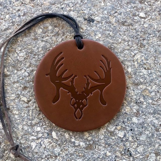 Air Flair | Leather Car Air Freshener | Antler (Cherry Leather Scent)