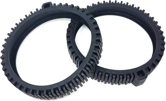 ATIE Pool Cleaner Tire Kit with Large Hump Replacement Compatible with Pentair Kreepy Krauly Rebel/Warrior Pool Cleaner V2 Tire Kit 360482 and Tire Kit 360287 (2 Pack)