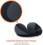 INFANZIA Kids Chin Supporting Travel Neck Pillow, Helps Support Head and Neck, Comfortably Designed for Head, Neck, and Chin Support - Ideal for Toddlers and Children,Black