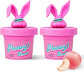 Diffusers for Home Peach Scent 2 Pack, Bathroom Diffuser Cute Bunny Shape for Office, Air Freshener Diffuser Gel Leak-Proof Car & Room, Bathroom Scent Diffuser Gift for Friends and Family