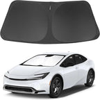 Windshield Sun Shade Custom Fit 2010-2015 Toyota Prius Hatchback Accessories(Not for Prius C or Prius V) Sunshade Foldable Sun Visor Protector