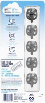Febreze Car Air Freshener 5 Count Platinum, Linen & Sky, Gain Original Vent Clips