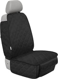 Heavy Duty Dog Front Seat Cover with Side Flaps - 900D Waterproof Car Seat Cover, Protects from Dirt, Fur & Scratches, Fits Captain Seats, Cars SUV Trucks Minivans(1-Pack)
