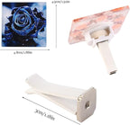 6 Pack Sublimation Car Air Vent Clips Blanks Acrylic Car Outlet Perfume Auto Vent Scent Diffuser Clip for DIY Photo Crafts Square Shaped
