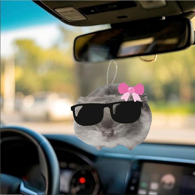8 Pcs Sad Hamster Hamsti, Air Freshener, Funny Meme Gifts,Car fragrance, Car interior decorations,Funny novelty gift