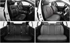 Car Seat Covers Full Set, 5 Seats Comfortable Faux Leather Seat Covers for Cars, Waterproof Automotive Seat Covers, Luxury Universal Fit Seat Covers for SUV, Sedans, Pick-up Trucks (Gray)