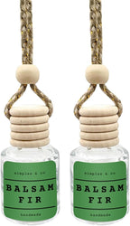 Balsam Fir Car Air Hanging Essential Oil, Car Air Freshener Diffuser, Long Lasting Essential Oils, Aromatherapy Vehicle Diffuser by Simplee & Co