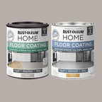 Rust-Oleum 367594 Home Interior Floor 2 Part Coating Kit, 2 Quarts, Matte Greige