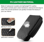 Shademax Center Console Cover Kia Sorento Accessories 2026 2025 2024 2023 2022 2021 Armrest Cover Center Console Pad for Kia Sorento PU Leather Armrest Seat Box Cover Protector w/Pockets Storage Bag