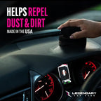 Legendary Gloss Dressing 64oz (Half Gallon) - Tire Shine Spray & Plastic Restorer – Water Based & Non-Greasy Interior/Exterior Detailing Spray - Trim, Rubber, Vinyl & Plastic Restorer for Cars