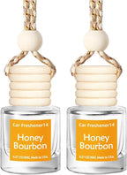 Hanging Car Air Freshener, Long Lasting Scent, Cute Air Fresheners for Women, 2 Pack Non-Toxic Essential Oil Diffuser, Made in USA