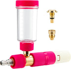 Foam Cannon for Pressure Washer with 1/4 Inch Quick Connector, Pressure Washer Foam Cannon with Rotating Nozzle，Easy to Use & Adjust, Creates Thick Foam-Pink
