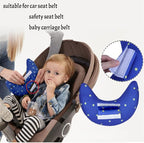 Kids Seat Belt Pillow Soft Car Seat Neck Support Pillow Pad Safety Belt Strap Cover Headrest Travel Cushion for Auto Airplane Pushchair