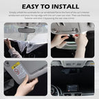 57.09 * 31.5" Windshield Sun Shade Foldable,Upgraded 210T Radium Titanium Silver Car Windshield Cover with Storage Pouch for Automotive Interior Protection,Universal Car Sun Shade (57.09 * 31.5 inch)