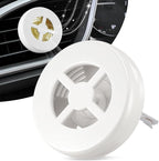 Car Fragrance Holder Compatible with Bath & Body Works Refills (Not Included), Air Freshener Vent Clip or Visor Clip, Refillable Scent Holder, Easy to Open Car Diffuser Accessory (White)