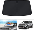 KUST Windshield Sun Shade for Kia Soul 2014-2019 Custom Fit Accessories Window Shade Foldable Sun Protector Block UV Rays Keep Car Cooler