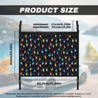 Lights Print Car Seat Organizer Roof Storage Tidy Pouch Pocket Car Travel Accessories Suitable for Cars, SUVs