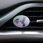 Hummingbird Crowned Woodnymph Purple Violet Car Air Freshener Vent Clip