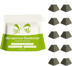 Activated Charcoal Odor Absorber 10 Pack (10 * 20g), Natural Air Purifying Bags, Refrigerator Deodorizer, Shoe & Closet Odor Eliminator, Reusable Non-Toxic Air Freshener for Home Car Basement