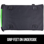 GORILLA GRIP Cat Carrier Travel Bag Up to 15 Lbs, Soft Collapsible Small Dog Carriers, Top and Side Entry Breathable Mesh, Grip Feet on Underside, Cozy Washable Waterproof Pad, Portable Kennel, Green