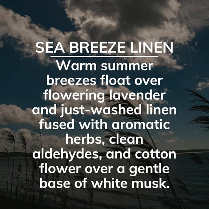 Citrus Magic On The Go Solid Air Absorber Sea Breeze Linen, Pack of 3, 8-Ounces Each (866472509)