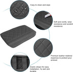SXCY for 2025 Chevy Equinox Accessories Armrest Cover for Equinox 2025 Accessories 2025 Equinox Center Console Cover 2025 Equinox Middle Console Cover (Thin Cover Rhombus Style)
