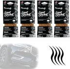 4 Pc Black Scent Car Air Freshener Block Stone Under Seat Office Home Fragrance