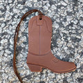 Air Flair | Leather Car Air Freshener| Boot Brown Leather Scent 1 1.0 Count
