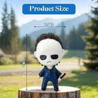 GENANY 3D Resin Horror Movie Character Car Air Freshener, Spooky Air Freshener Vent Clips, Horror-themed Car Accessories, Funny Gifts for Women Men Horror Fans, Scary Decorations