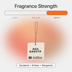 DedCool Air Freshener | Red Dakota | Hanging Odor Eliminator for Cars, Closets & Drawers | Clementine, Gardenia, Woods, Amber & Wild Berries | Long-Lasting, Vegan, Non-Toxic