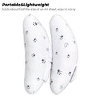 Adjustable Baby Head Neck Support Pillow for Car Seat and Stroller - Soft and Lightweight Cushion for Travel and Daily Use, with Cute Cat Paw Print Pattern Baby Travel Pillow