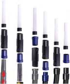 1 1/4" Shop Vacuum Cleaner Attachments Brushes for Vac Accessories 1/4 inch 1 3/8 inch, Set of 8