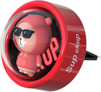 DAYUJIAN Cartoon Car Air Fresheners Astronaut Automotive Air Outlet Cute Car Diffuser Creative Glowable Car Perfume Decoration Aromatherapy Ornament Car Vent Accessories