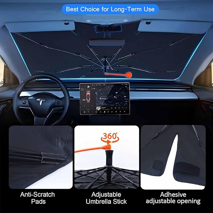 Butterfly Eye Car Windshield Sun Shade Umbrella Funny Butterflies Sunshades for Car Windshield Upgraded Sun Visor Protector for Sedan SUV Most Vehicles Printed Front Window Shades