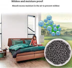 50g/Bag Nature Activated Bamboo Charcoal Bag Odor Absorber Air Purifying Bag for Home/Odor Eliminator Air Freshener for Car,Closet,Deodorizer Shoe, Room Basement,Litter Box (10 Bags)