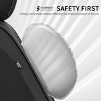 FLORICH Leather Automotive Seat Covers, Waterproof Seat Covers, Black Front Car Seat Cover, Full Coverage Car Seat Covers 2 Pack Car Seat Cushion Protector Universal Fit for Most Cars SUV Trucks