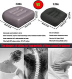 Back Cushion for Office Chair/with Carry Handle Car Seat Cushions for Short People Lower Back Pain Relief-for Car/Wheelchair/Computer and Desk Chair/Seat Cushion Pillow for Office Chair/Blue