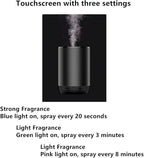Smart Car Air Freshener 50ML Perfume Ultrasonic Mist Aromatherapy Diffuser Portable Humidifier for Car and Home Use Automatic Start and Stop 3 Modes 4 Freshness Principles (Lover)